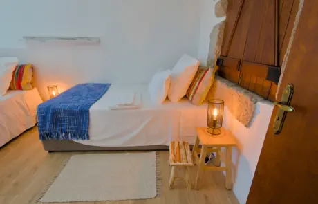 Quarto com Cama individual Casa das Pinhas | Pinheiro Grande