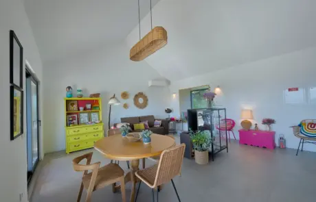 Sala de estar Casa das Pinhas | Pinheiro Grande